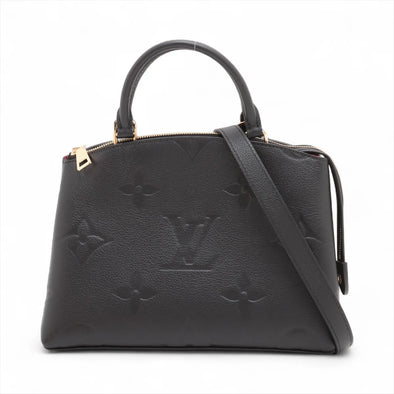 Louis Vuitton Black Monogram Empreinte Leather Petit Palais [Clearance Sale]