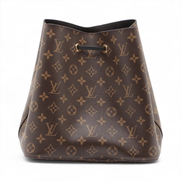 Louis Vuitton Noir Monogram Canvas Neonoe MM [Clearance Sale]