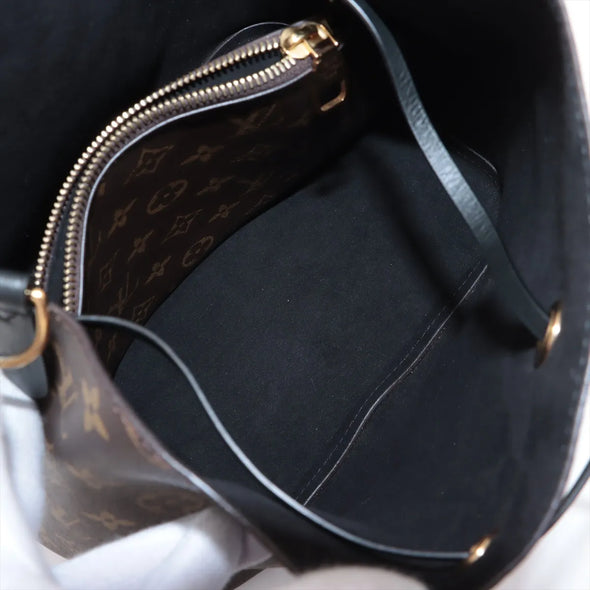 Louis Vuitton Noir Monogram Canvas Neonoe MM [Clearance Sale]