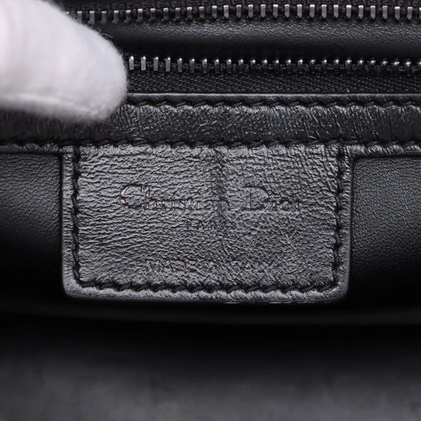 Christian Dior Black Quilted Macrocannage Calfskin Medium Caro Bag [Clearance Sale]