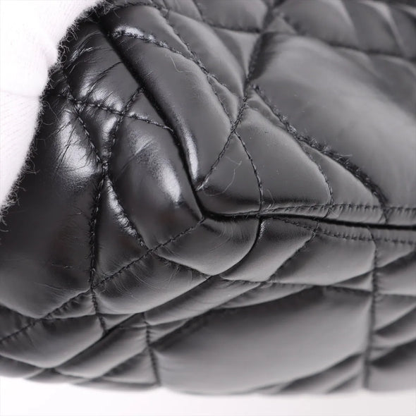 Christian Dior Black Quilted Macrocannage Calfskin Medium Caro Bag [Clearance Sale]