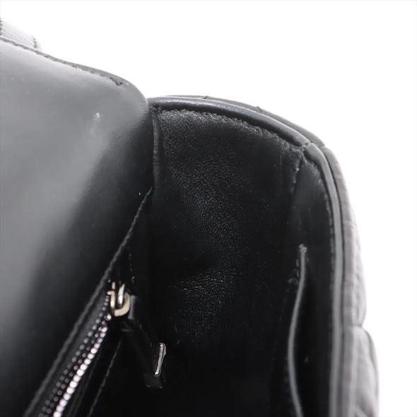 Christian Dior Black Quilted Macrocannage Calfskin Medium Caro Bag [Clearance Sale]