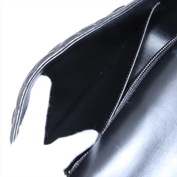 Christian Dior Black Quilted Macrocannage Calfskin Medium Caro Bag [Clearance Sale]