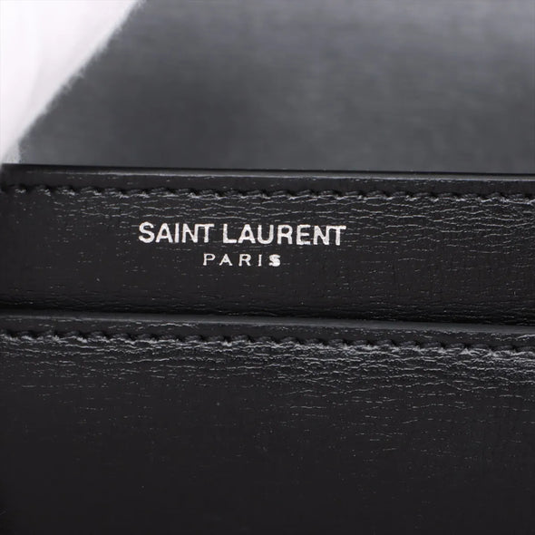 Saint Laurent Black Smooth Calfskin Leather Sunset Medium Chain Bag [Clearance Sale]