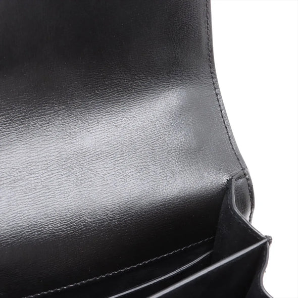 Saint Laurent Black Smooth Calfskin Leather Sunset Medium Chain Bag [Clearance Sale]