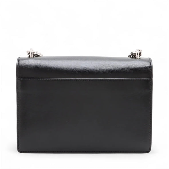 Saint Laurent Black Smooth Calfskin Leather Sunset Medium Chain Bag [Clearance Sale]