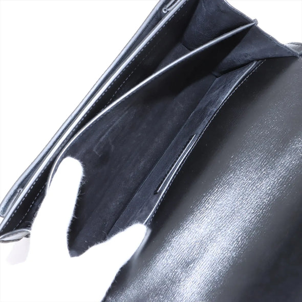 Saint Laurent Black Smooth Calfskin Leather Sunset Medium Chain Bag [Clearance Sale]