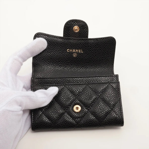 Chanel Black Caviar Card Holder [Clearance Sale]