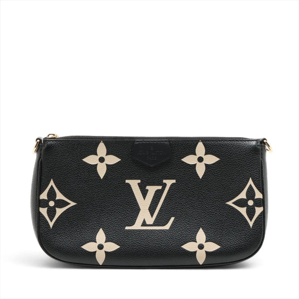 Louis Vuitton BiColour Monogram Empreinte Leather Multi Pochette Accessories [Clearance Sale]