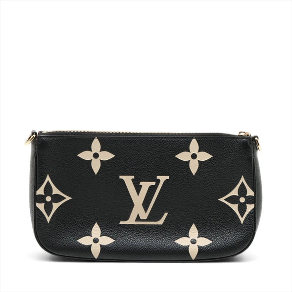 Louis Vuitton BiColour Monogram Empreinte Leather Multi Pochette Accessories [Clearance Sale]