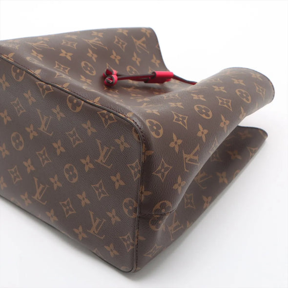 Louis Vuitton Red Monogram Canvas Neonoe MM [Clearance Sale]
