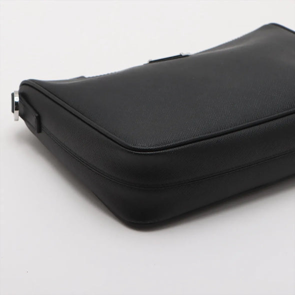 Prada Black Saffiano Shoulder Bag [Clearance Sale]