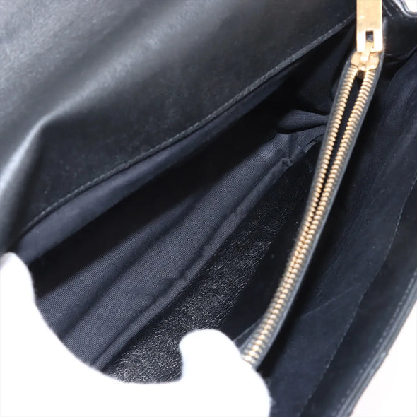Saint Laurent Black Leather Large College Bag [Clearance Sale]