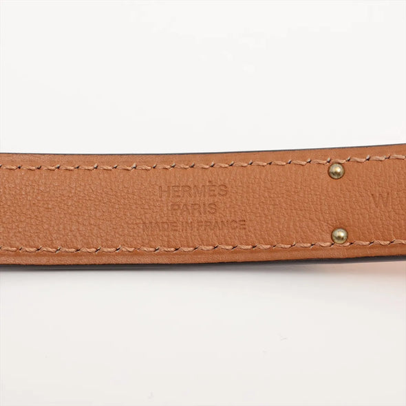 Hermes Black Leather Kelly 18 (2024) Belt [Clearance Sale]