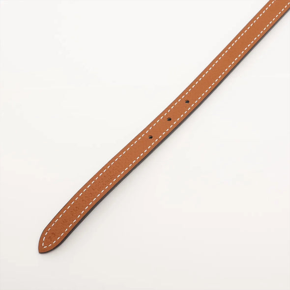 Hermes Brown Leather Kelly 18 (2024) Belt [Clearance Sale]