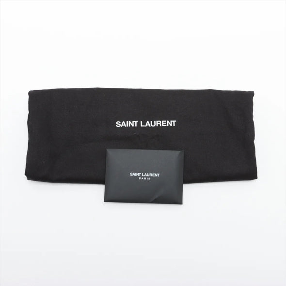 Saint Laurent Black Leather Toy Loulou Shoulder Bag [Clearance Sale]