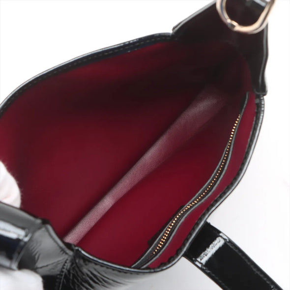 Gucci Black Patent Leather Gucci Jackie Medium Bag [Clearance Sale]