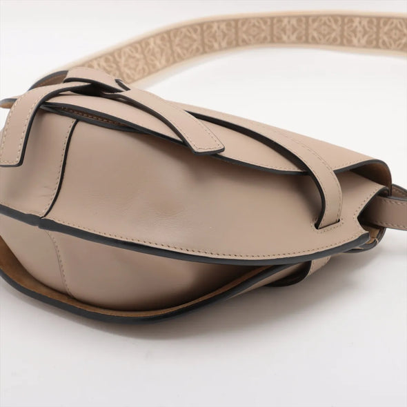 Loewe Beige Small Dual Gate Shoulder Bag [Clearance Sale]