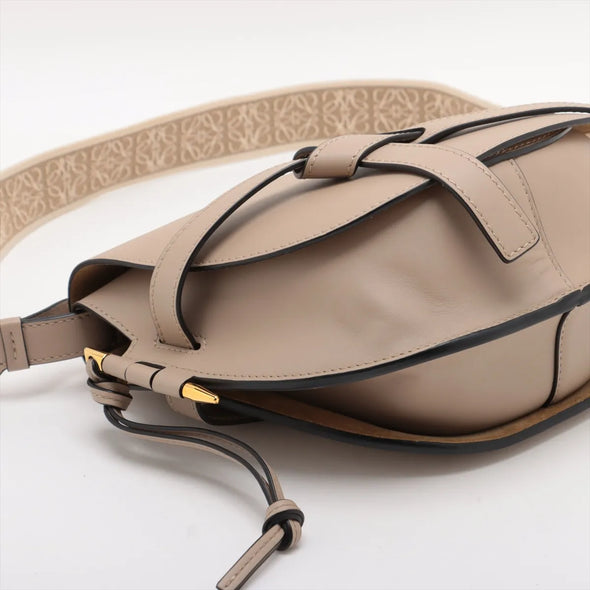 Loewe Beige Small Dual Gate Shoulder Bag [Clearance Sale]