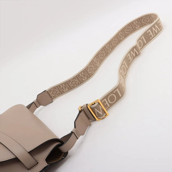 Loewe Beige Small Dual Gate Shoulder Bag [Clearance Sale]