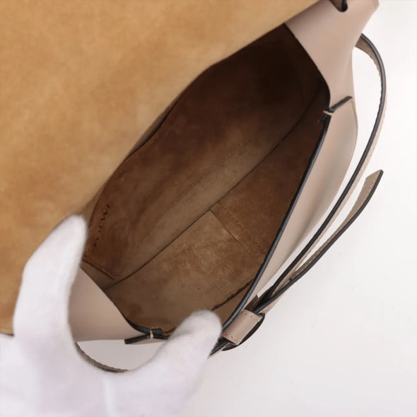 Loewe Beige Small Dual Gate Shoulder Bag [Clearance Sale]
