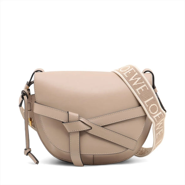 Loewe Beige Small Dual Gate Shoulder Bag [Clearance Sale]