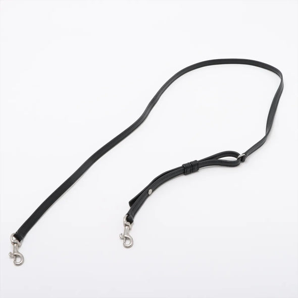 Saint Laurent Black Leather Toy Loulou Shoulder Bag [Clearance Sale]