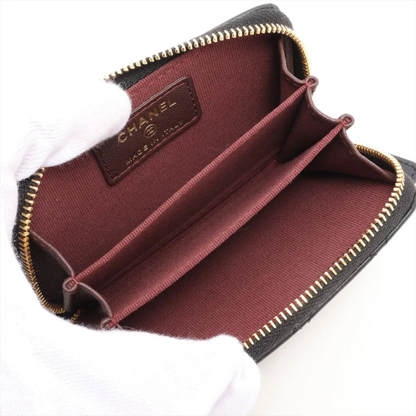 Chanel Black Nappa Lambskin Coin Purse [Clearance Sale]