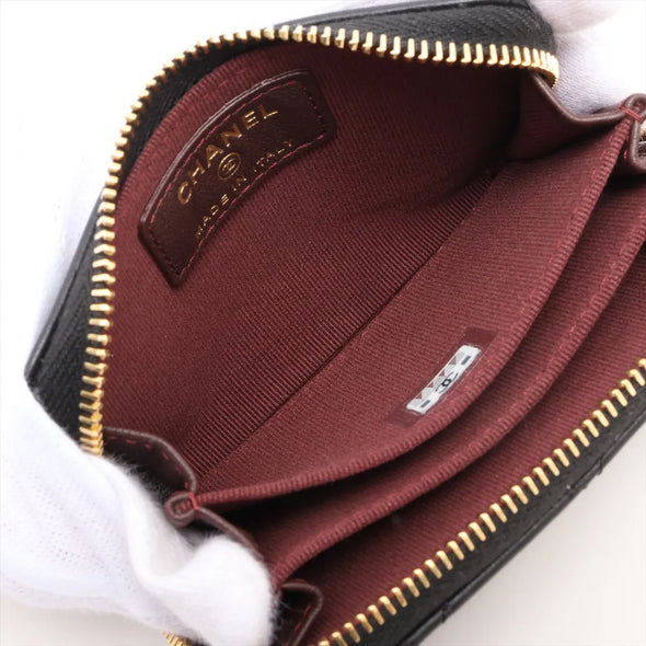Chanel Black Nappa Lambskin Coin Purse [Clearance Sale]