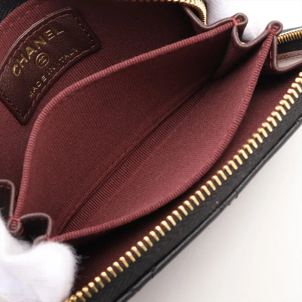 Chanel Black Nappa Lambskin Coin Purse [Clearance Sale]