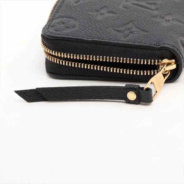 Louis Vuitton Noir Monogram Empreinte Leather Zippy Coin Purse [Clearance Sale]