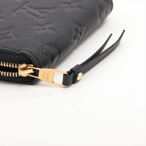 Louis Vuitton Noir Monogram Empreinte Leather Zippy Coin Purse [Clearance Sale]