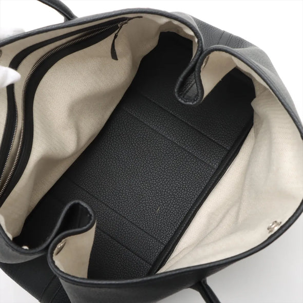 Hermes Black Negonda Leather (2023) Garden Parden PM [Clearance Sale]