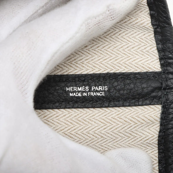Hermes Black Negonda Leather (2023) Garden Parden PM [Clearance Sale]