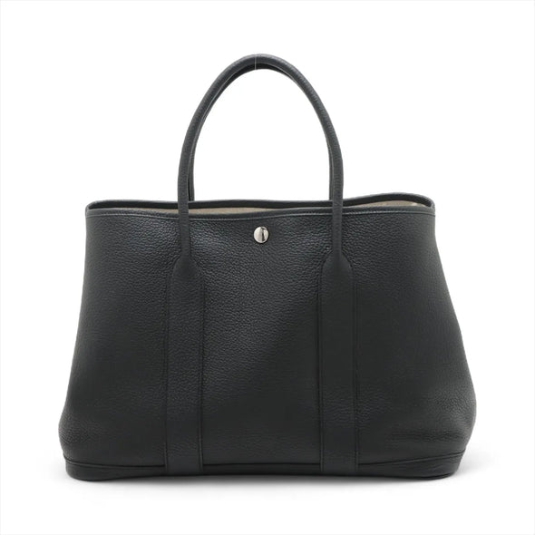 Hermes Black Negonda Leather (2023) Garden Parden PM [Clearance Sale]