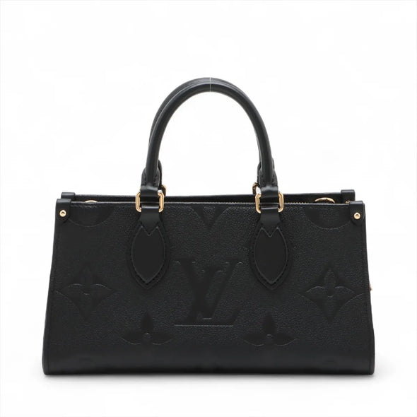 Louis Vuitton Black Monogram Empreinte Leather OnTheGo East West [Clearance Sale]