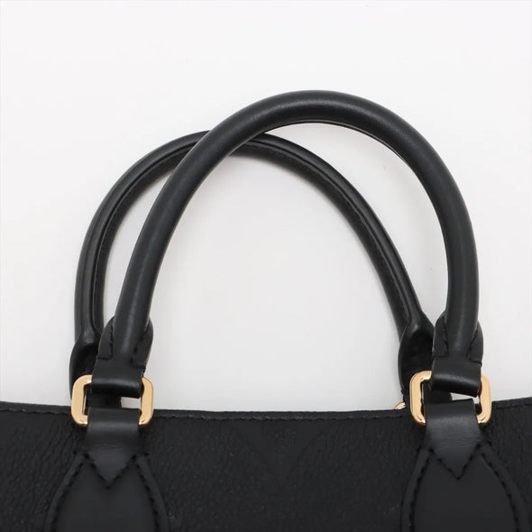Louis Vuitton Black Monogram Empreinte Leather OnTheGo East West [Clearance Sale]