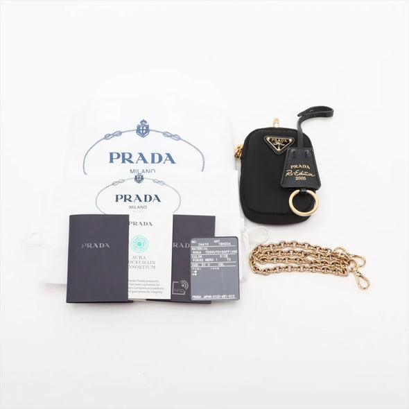 Prada Black Re-Edition 2005 Re-Nylon Shoulder Bag [Clearance Sale]