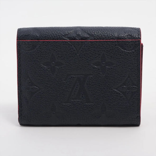 Louis Vuitton Marine Rouge Monogram Empreinte Leather Zoe Wallet [Clearance Sale]