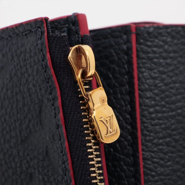 Louis Vuitton Marine Rouge Monogram Empreinte Leather Zoe Wallet [Clearance Sale]