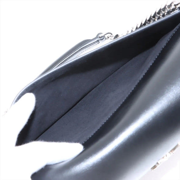 Saint Laurent Black Calfskin Leather Sunset Shoulder Bag [Clearance Sale]