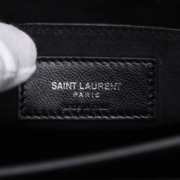 Saint Laurent Black Calfskin Leather Sunset Shoulder Bag [Clearance Sale]