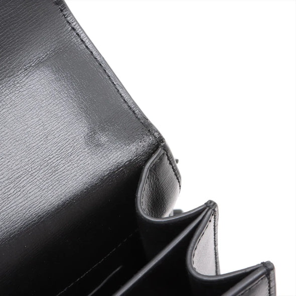 Saint Laurent Black Calfskin Leather Sunset Shoulder Bag [Clearance Sale]