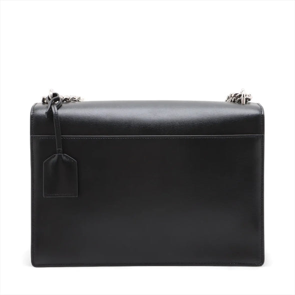 Saint Laurent Black Calfskin Leather Sunset Shoulder Bag [Clearance Sale]