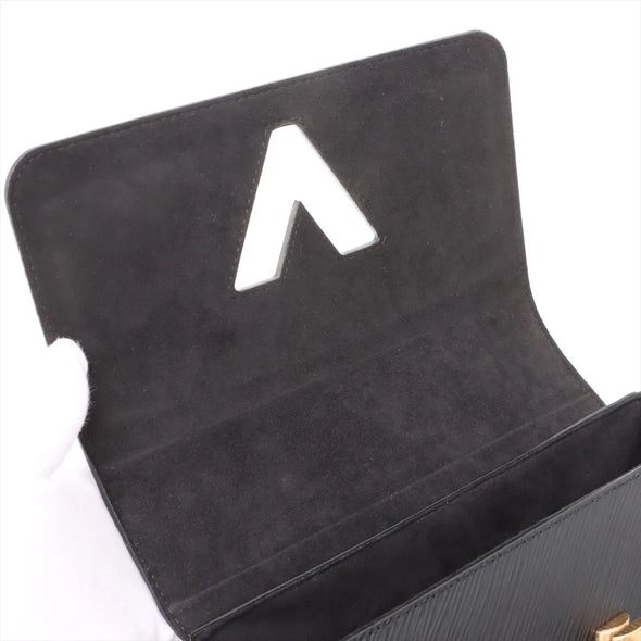 Louis Vuitton Black Epi Calfskin Leather Twist MM Shoulder Bag [Clearance Sale]