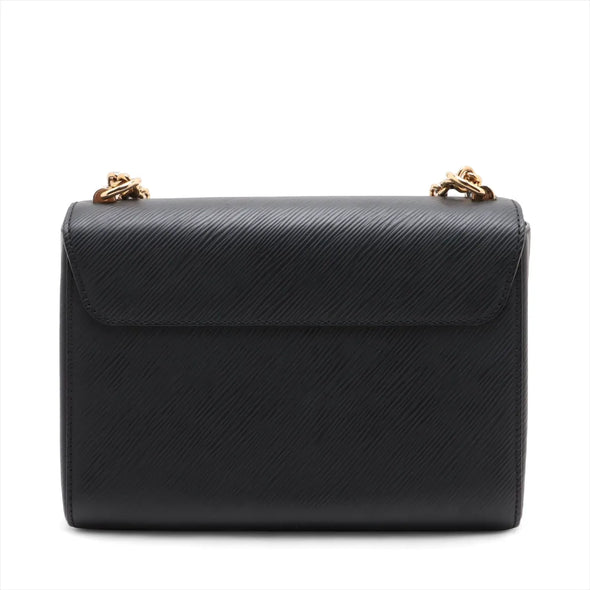 Louis Vuitton Black Epi Calfskin Leather Twist MM Shoulder Bag [Clearance Sale]