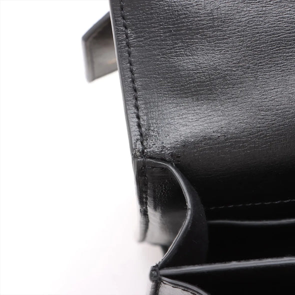 Saint Laurent Black Calfskin Leather Medium Sunset Shoulder Bag [Clearance Sale]