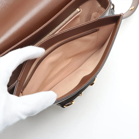 Gucci GG Supreme Gucci Horsebit 1955 Medium Shoulder Bag [Clearance Sale]