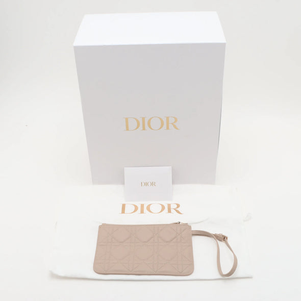 Christian Dior Beige Macrocannage Leather Small Dior Toujours Bag [Clearance Sale]