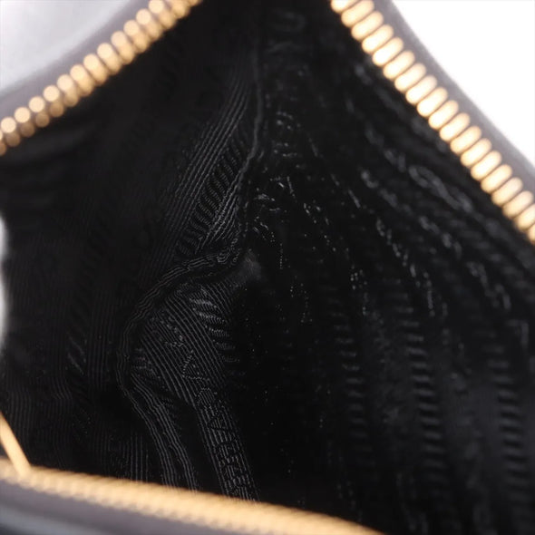 Prada Black Saffiano Leather and Re-Nylon Re-Edition 2005 Shoulder Bag  [Clearance Sale]